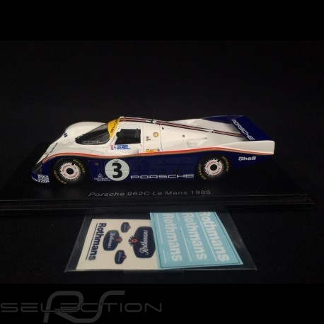 Porsche 962C n° 3 Le Mans 1985 1/43 Spark S4088 - Elfershop