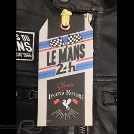 Leather jacket 24h Le Mans 66 Mulsanne Black - men