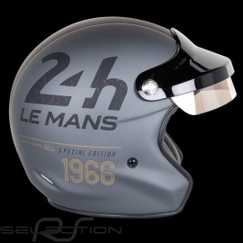 Helm Le Mans 66 Quarzgrau / Mattschwarz
