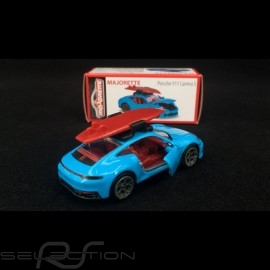 Porsche 911 Carrera S type 992 Miami blue 1/59 Majorette 212053153