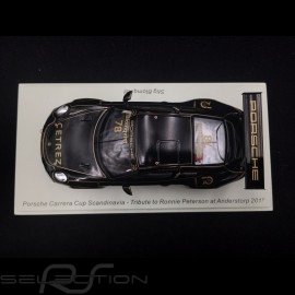 Porsche 911 GT3 Cup type 991 n° 78 Porsche Carrera Cup Scandinavia Tribute to Ronnie Peterson Anderstorp 2018 1/43 Spark S4519