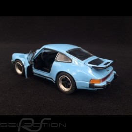 Porsche 911 Turbo 3.0 1975 ﻿Gulf blau Spielzeug Reibung Welly