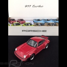 Porsche 911 Turbo 3.0 1975 strawberry﻿ pull back toy Welly