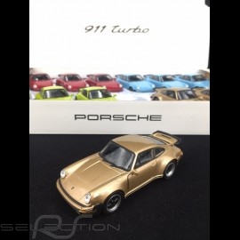 Porsche 911 Turbo 3.0 1975 ﻿gold﻿ Spielzeug Reibung Welly