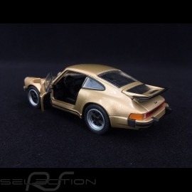 Porsche 911 Turbo 3.0 1975 ﻿gold﻿ Spielzeug Reibung Welly