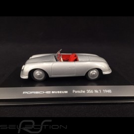 Porsche 356 n° 1 8 Juni 1948 silbergrau 1/43 Welly MAP01935613