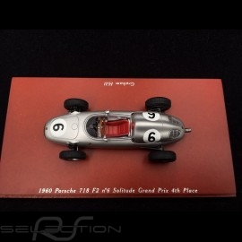 Porsche 718 F2 n° 6 1960 4th Solitude Grand Prix 1/43 TrueScale TSM114310