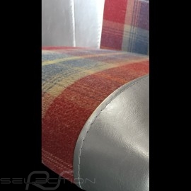 Tub chair Racing Inside n° 722 grey / red / scottish fabric