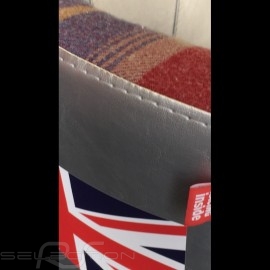 Tub chair Racing Inside n° 722 grey / red / scottish fabric