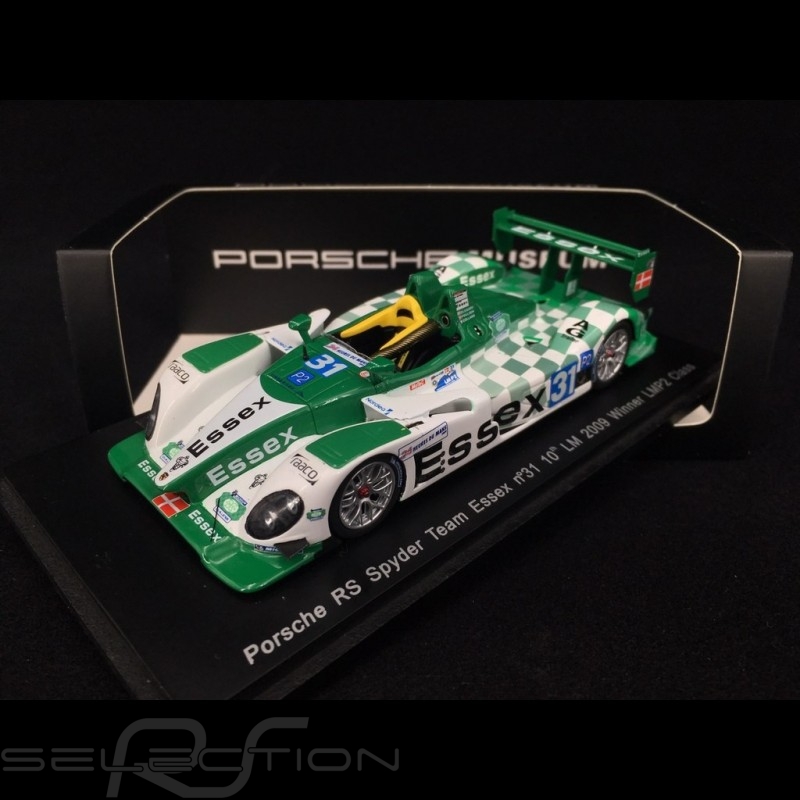 Porsche RS Spyder – Team ESSEZ N°31 – Le Mans 2009 – Spark 1/43 – TBE