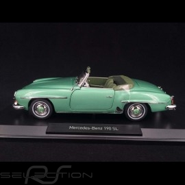 Mercedes-Benz 190 SL 1957 Light green Metallic 1/18 NOREV 183401