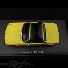 Porsche 914/6 1973 chrome yellow 1/43 SPARK S4562