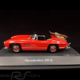 Mercedes-Benz 300 SL 1954 Red with ski 1/43 Schuco 450268900