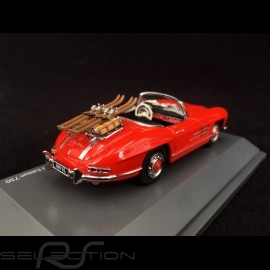 Mercedes-Benz 300 SL 1954 Red with ski 1/43 Schuco 450268900