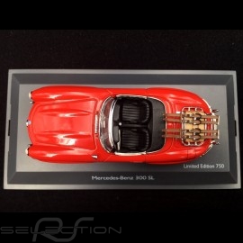 Mercedes-Benz 300 SL 1954 Red with ski 1/43 Schuco 450268900