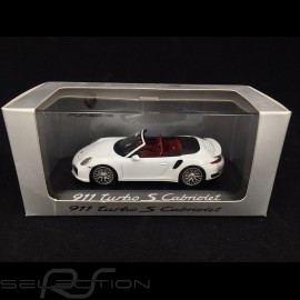 Porsche 991 Turbo S Cabriolet weiß 1/43 Minichamps WAP0203110E