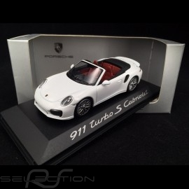 Porsche 991 Turbo S Cabriolet weiß 1/43 Minichamps WAP0203110E