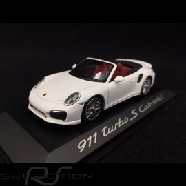 Porsche 991 Turbo S Cabriolet weiß 1/43 Minichamps WAP0203110E