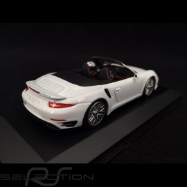 Porsche 991 Turbo S Cabriolet weiß 1/43 Minichamps WAP0203110E