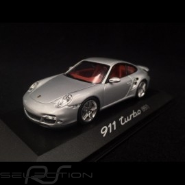 Porsche 911 Turbo typ 997 silber 1/43 Minichamps WAP02013216