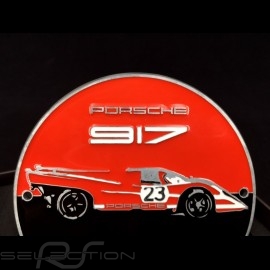 Grill Badge Porsche 917 n° 23 50 Jahre Le Mans 1970 Sieg Rot / Schwarz WAP0509170MSZG