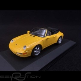 Porsche 911 type 993 Carrera Cabriolet Gelb 1/43 Minichamps  WAP020008