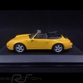 Porsche 911 type 993 Carrera Cabriolet Gelb 1/43 Minichamps  WAP020008