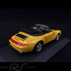 Porsche 911 type 993 Carrera Cabriolet Gelb 1/43 Minichamps  WAP020008