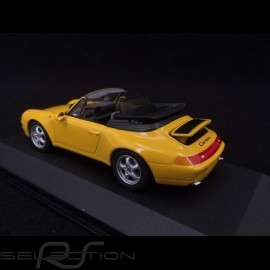 Porsche 911 type 993 Carrera Cabriolet Gelb 1/43 Minichamps  WAP020008