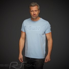 Gulf T-shirt 3D effect Gulf blue - men