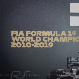 Mercedes Poster AMG Petronas F1 Team 70. Geburtstag 2010 - 2019 Limitierte Auflage