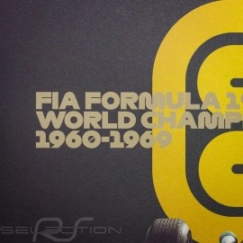 Lotus Poster F1 World champions 1960 - 1969 Limitierte Auflage