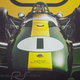 Lotus Poster F1 World champions 1960 - 1969 Limited edition