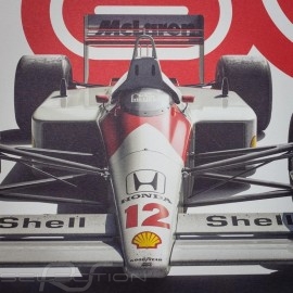 McLaren Poster F1 World champions 1980 - 1989 Limitierte Auflage