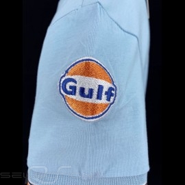 Gulf T-shirt 3D-Effekt Gulfblau - Kinder