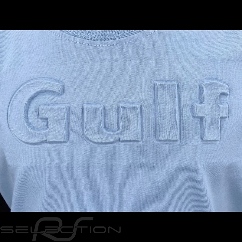Gulf T-shirt 3D effect Gulf blue - women