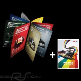 Set 8 F1 Posters 70th anniversary complete collection Limited edition