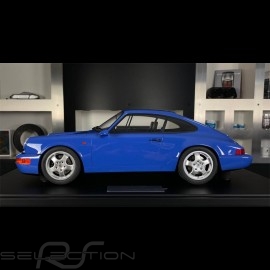 Porsche 911 Carrera RS 3.6  type 964 1994 Maritime Blue 1/8 Minichamps 800657000