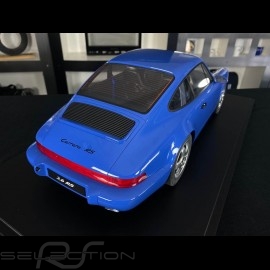 Porsche 911 Carrera RS 3.6  type 964 1994 Maritime Blue 1/8 Minichamps 800657000
