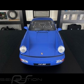 Porsche 911 Carrera RS 3.6  type 964 1994 Maritime Blue 1/8 Minichamps 800657000