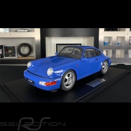 Porsche 911 Carrera RS 3.6  type 964 1994 Maritime Blue 1/8 Minichamps 800657000