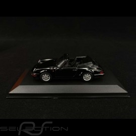 Porsche 911 Carrera 4 Cabriolet type 964 1990 black 1/43 Minichamps 940067331