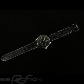 Porsche 911 250 km/h speedometer Watch chrome case / black dial / green numbers