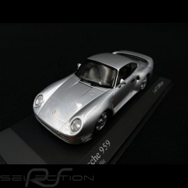 Porsche 959 1987 Silver grey metallic 1/43 Minichamps 400062520