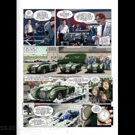 Book Comic 24h du Mans - 1951-1957 - Le Triomphe de Jaguar - french
