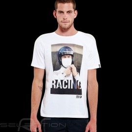 Steve McQueen T-shirt Racing Le Mans White - Men