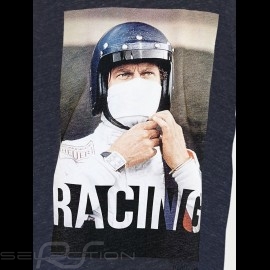 Steve McQueen T-Shirt Racing Le Mans Marineblau - Herren