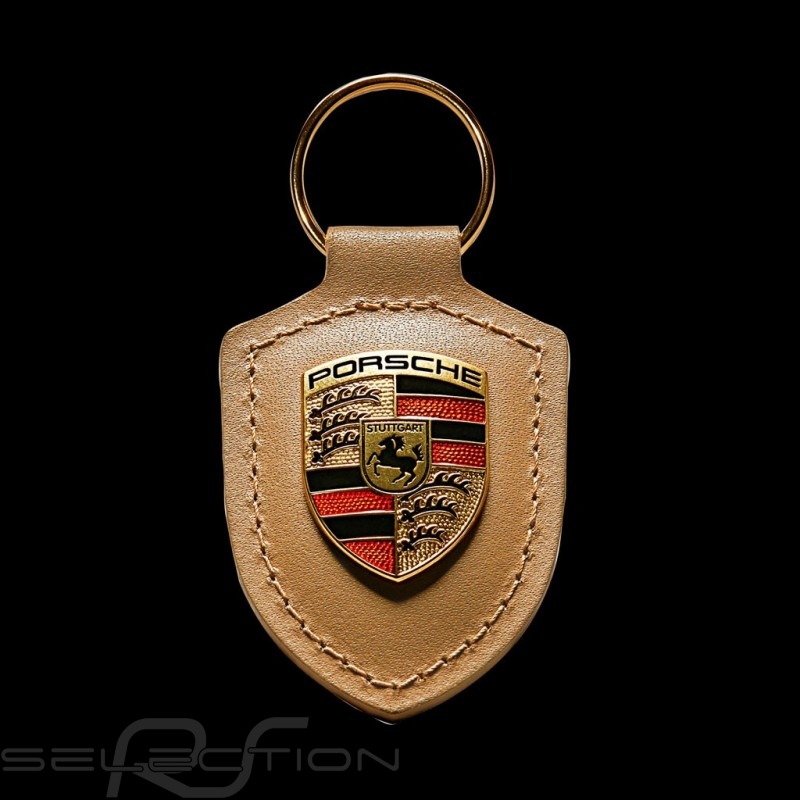 Schlüsselanhänger Porsche Wappen beige WAP0500980H - Elfershop
