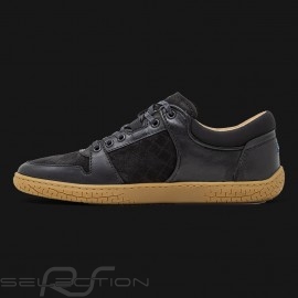 Sneaker Sport Fahrschuh 24h Le Mans Schwarz Leder - Herren