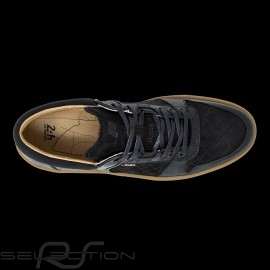 Sneaker Sport Fahrschuh 24h Le Mans Schwarz Leder - Herren